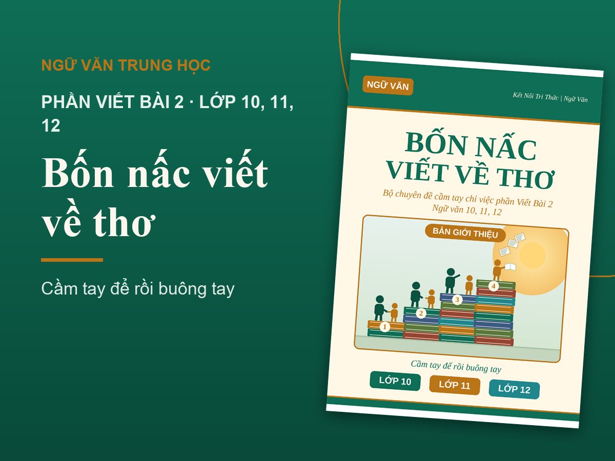 Bốn nấc viết về thơ