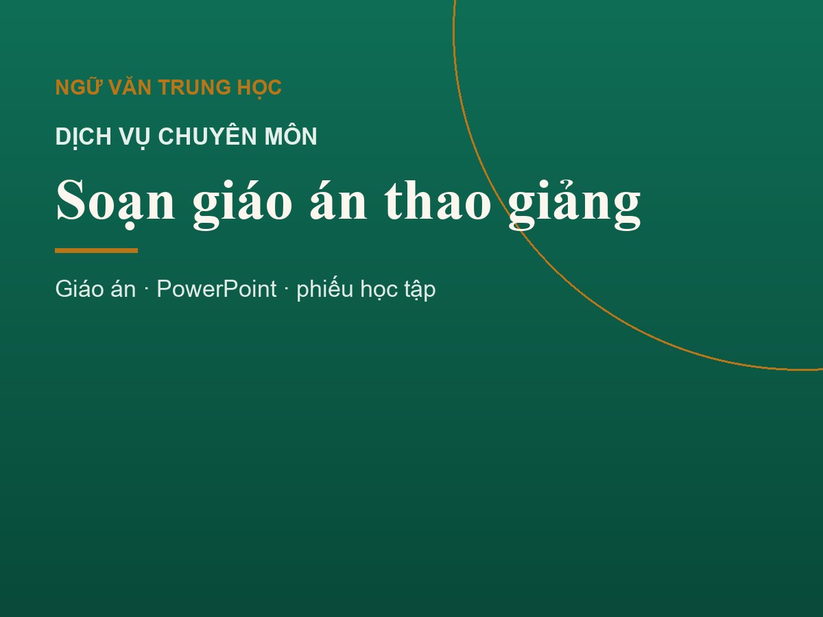 Soạn giáo án thao giảng, dự thi giáo viên giỏi