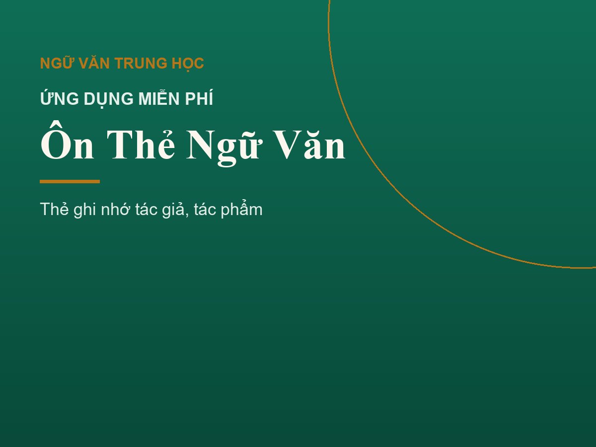 Ôn Thẻ Ngữ Văn